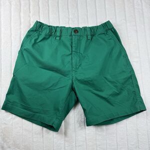 Chubbies Golf Chino Shorts Men M Green Elastic Waist Stretch Comfort Made in USA